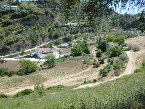 Lower valley overview, on the road for Toc&oacute;n.